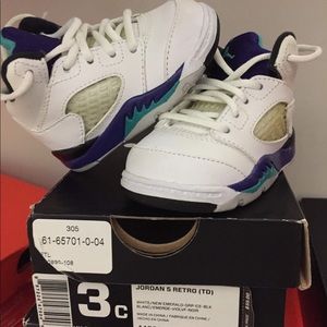 Nike air Jordan retro 5 size 3c